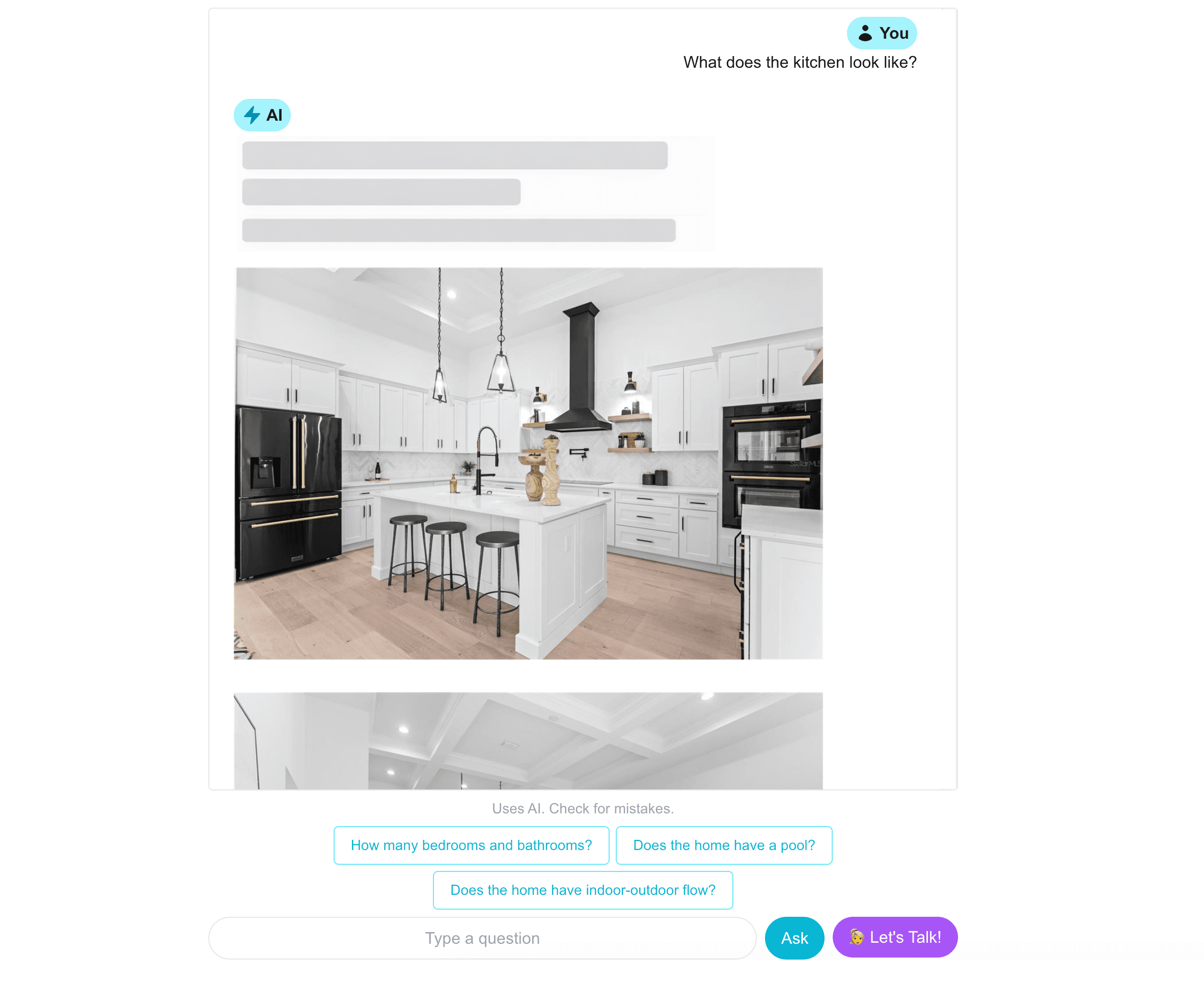 AI Chat and Voice Tours